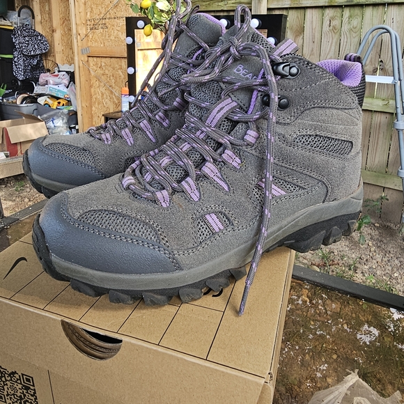 BearPaw Women's Gray and Purple Athletic Shoes - Picture 1 of 4